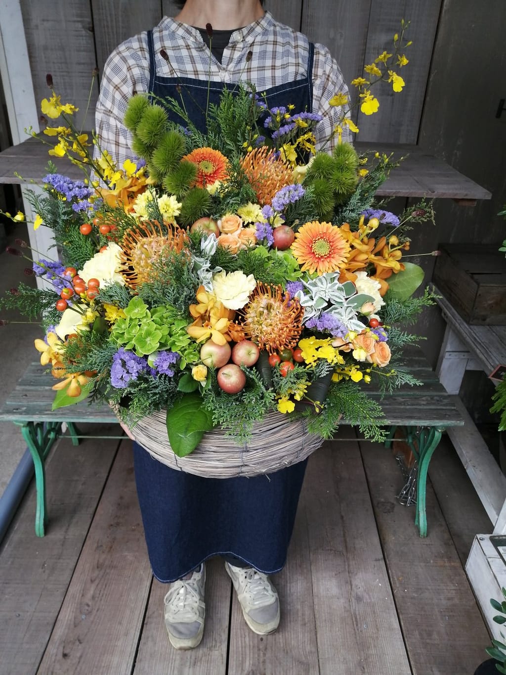 15000円サイズ フラワーアレンジメント