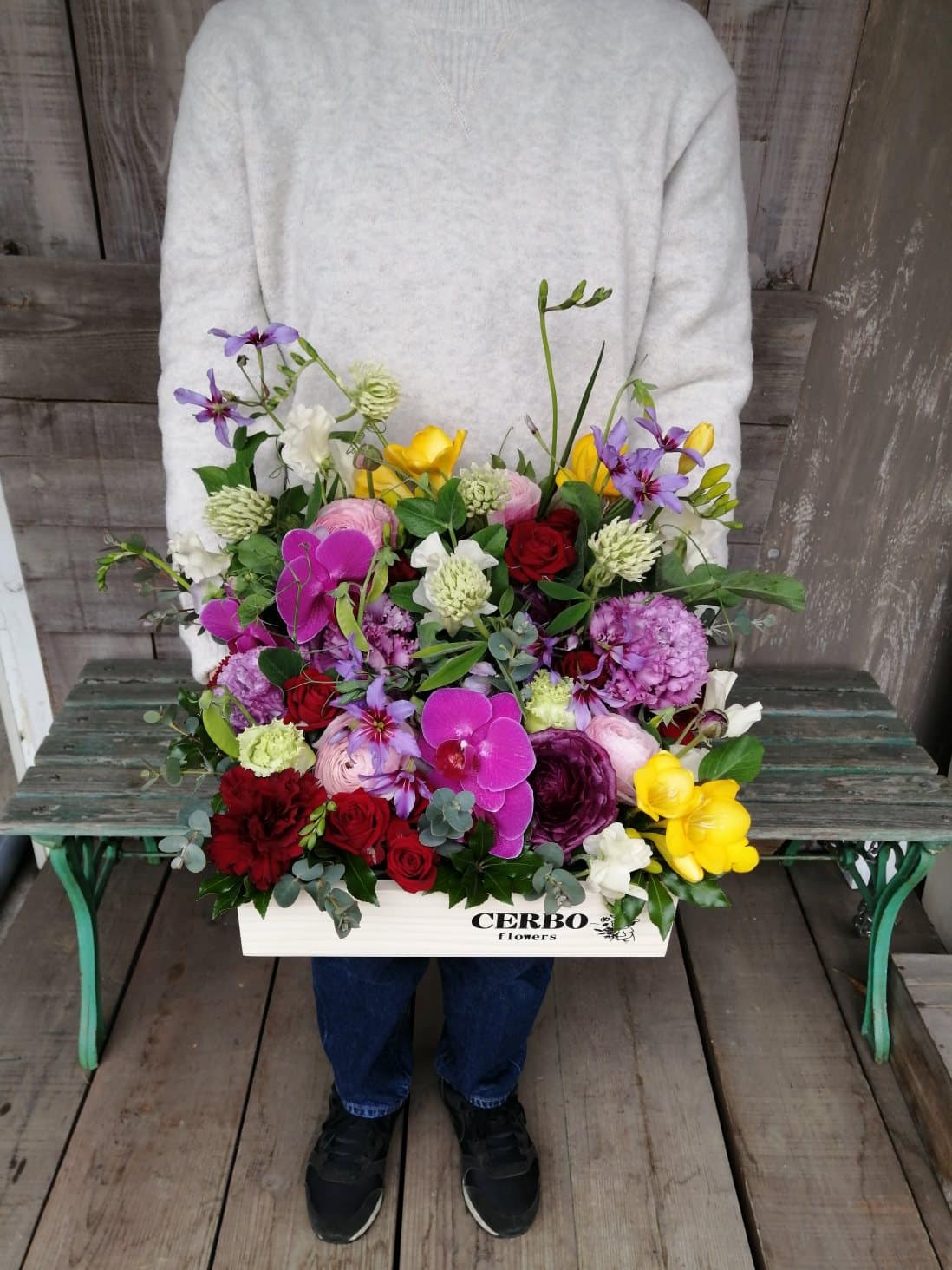 ボックスフラワー 10000円アレンジメント