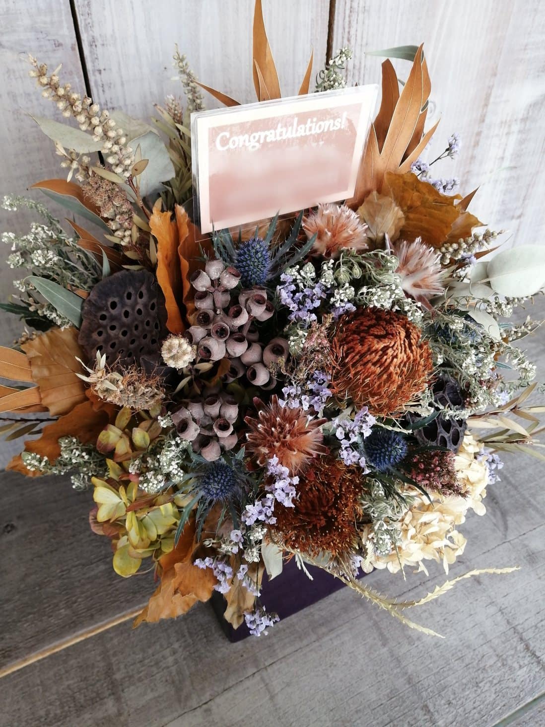 ドライフラワーアレンジメント