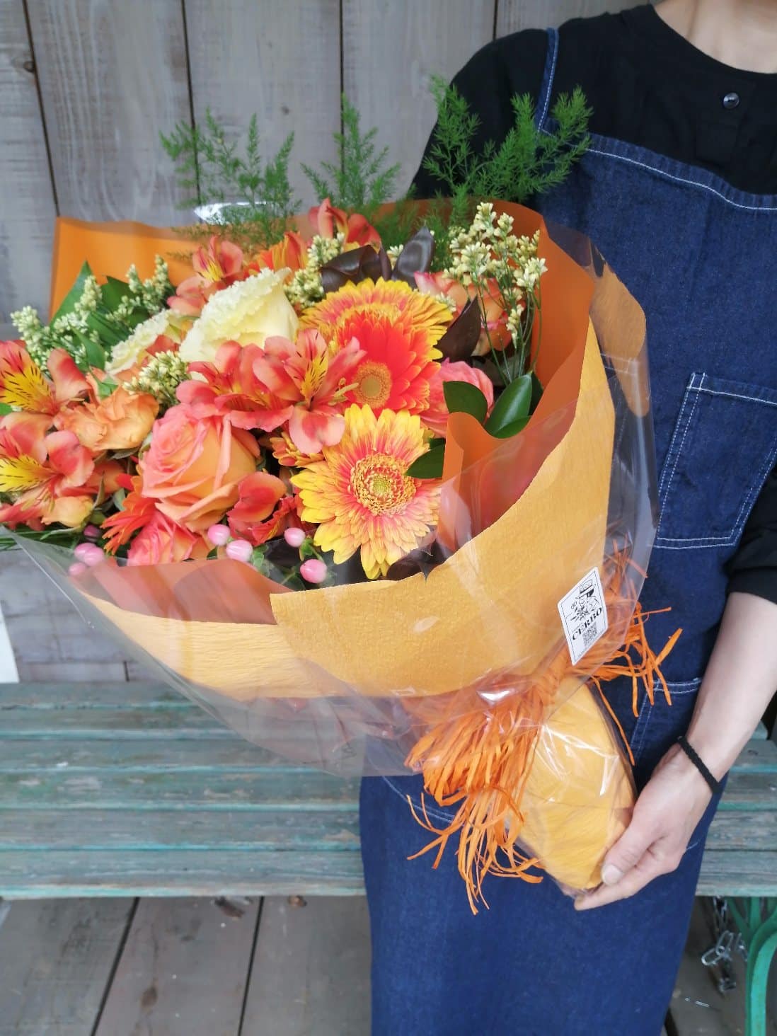 花束 8000 オレンジ色系