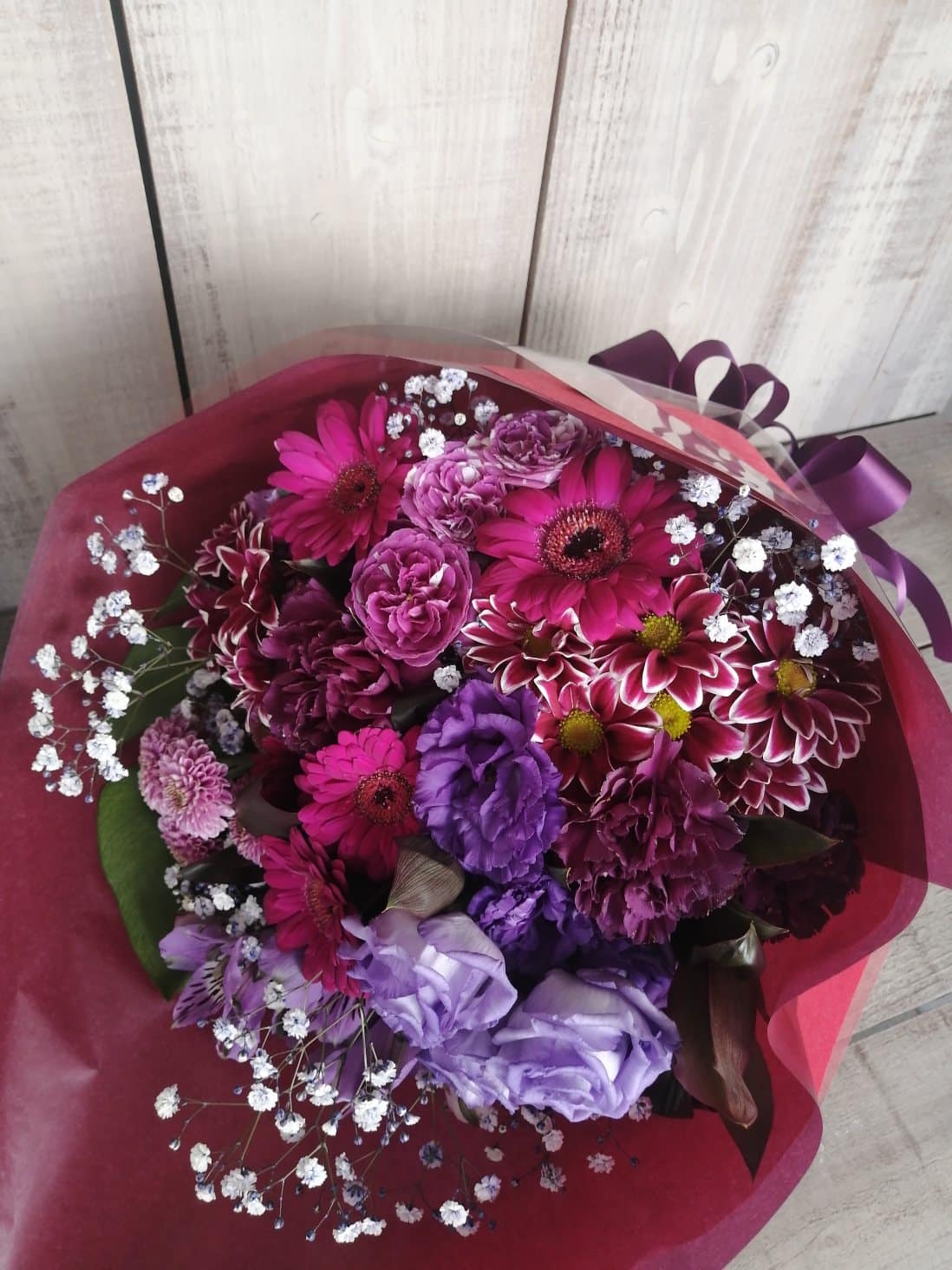 花束 紫と赤紫系
