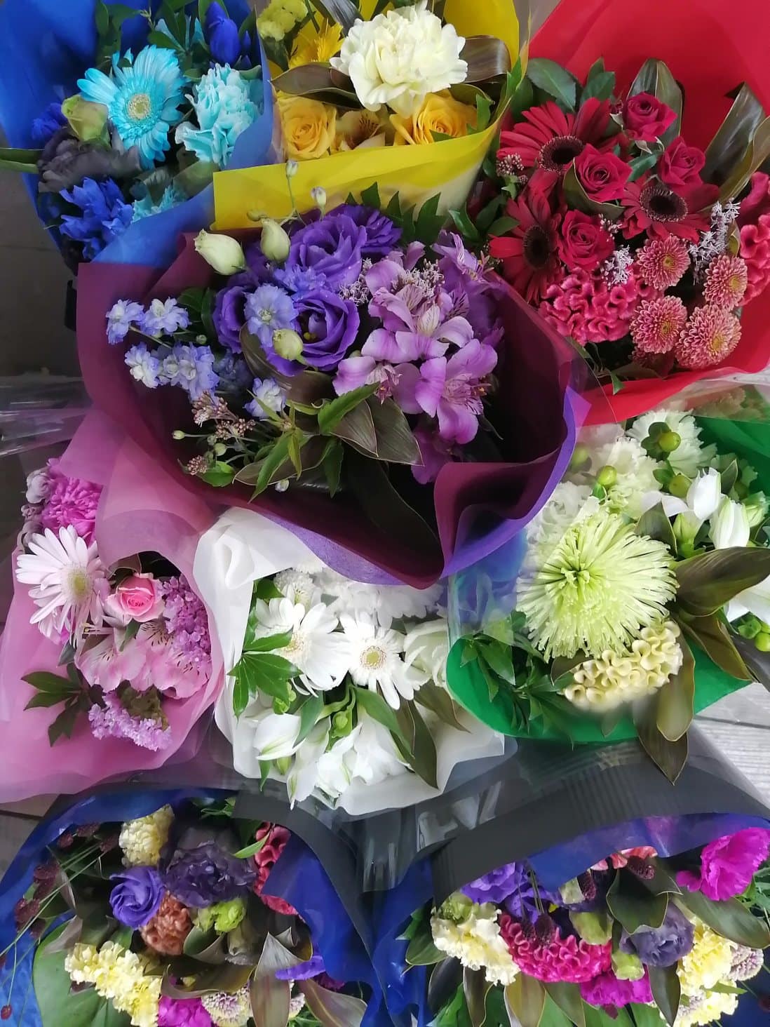 番組終了 花束 メンバーカラー