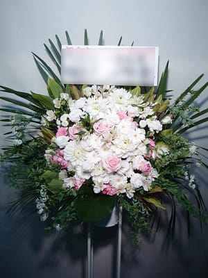 スタンド花 白 NHKホール