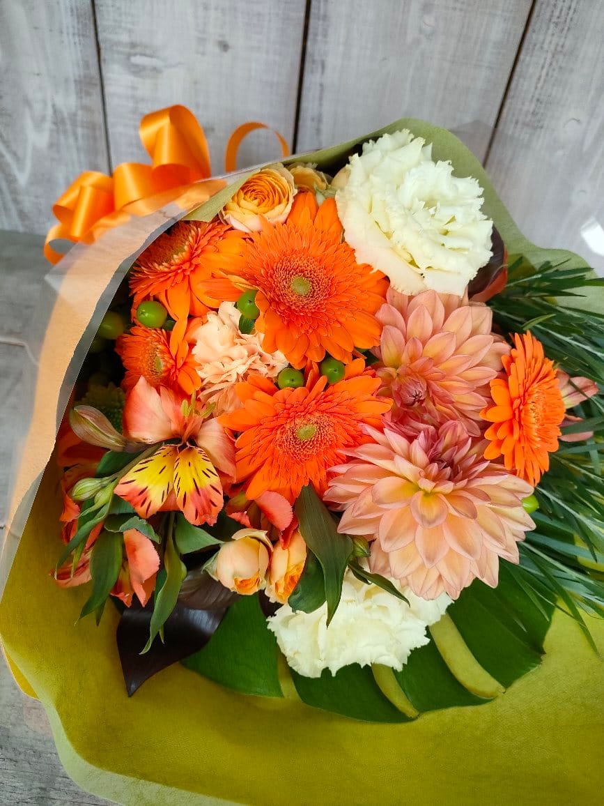 麹町スタジオ オレンジ花束 3