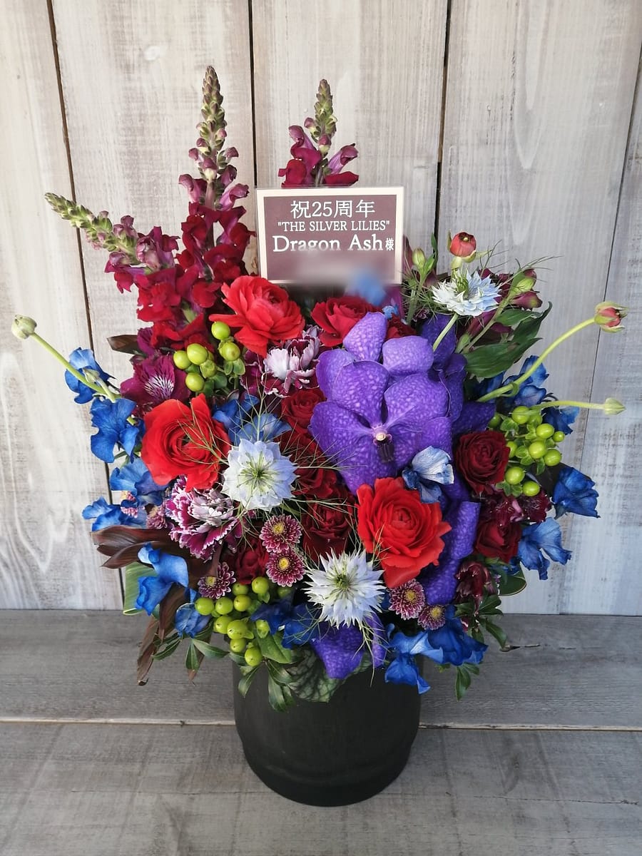 豊洲Pit 楽屋花アレンジメント 格好よく