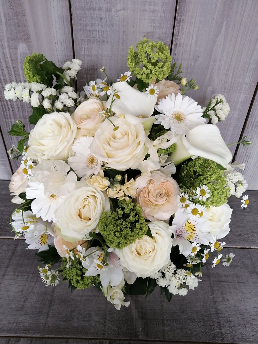 白系のアレンジメント