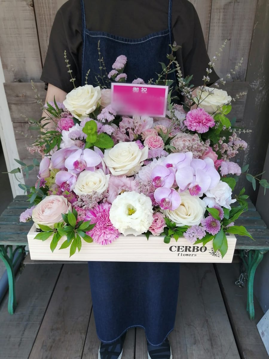 ボックスフラワー 可愛く 15000