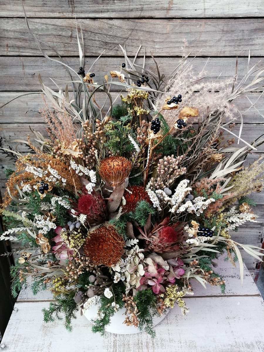 ドライフラワーアレンジメント