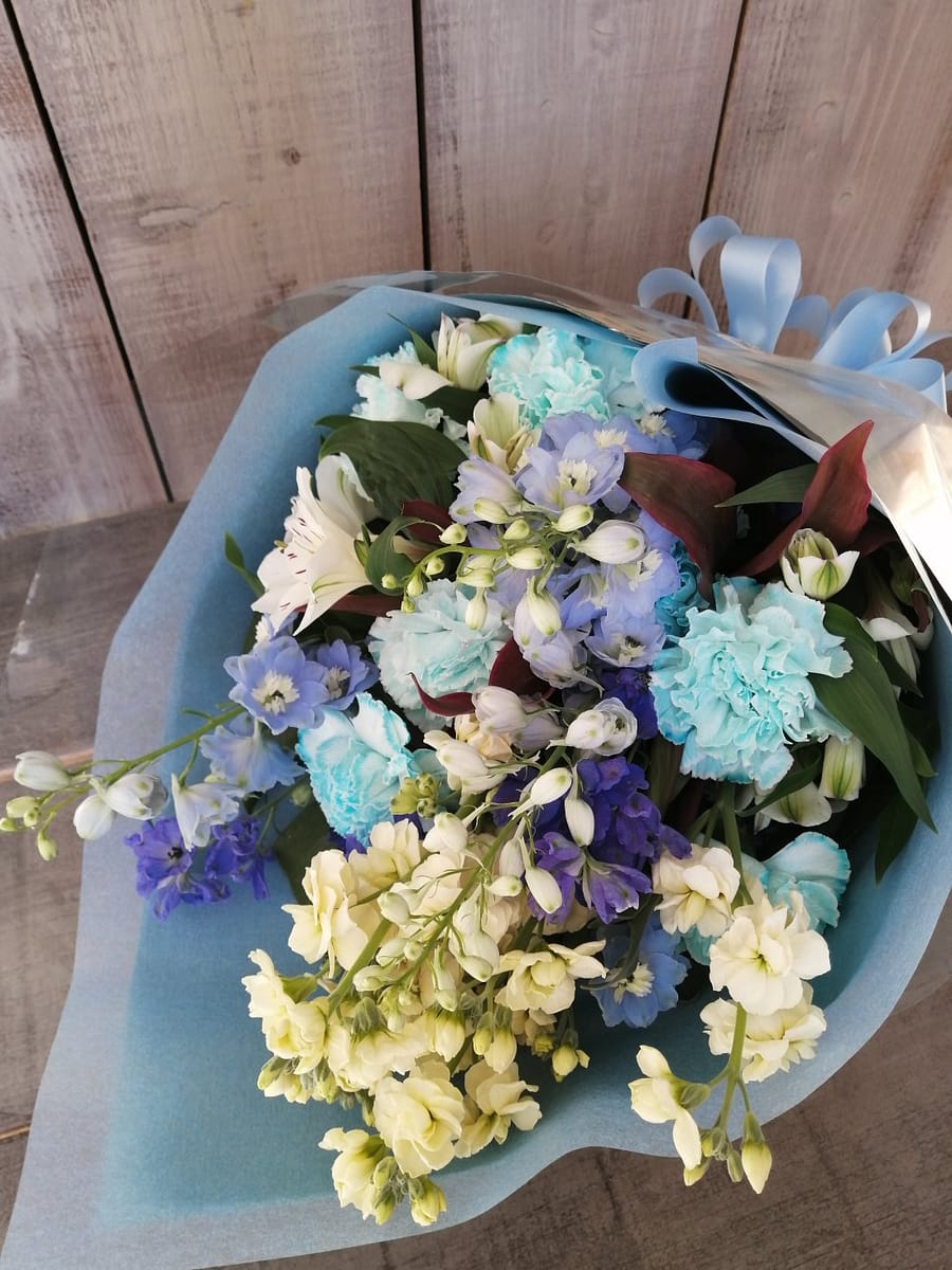 水色系花束