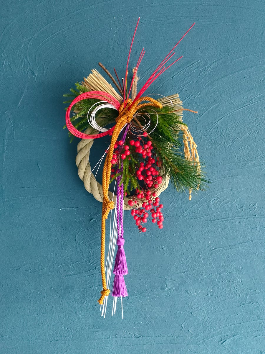 正月飾り フレッシュ素材手作り11